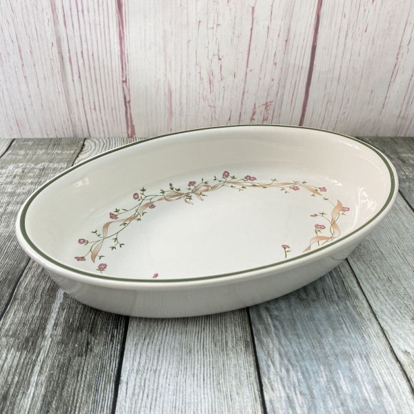 Johnson Brothers (Bros) Eternal Beau Oval Serving Dish, 11.25''