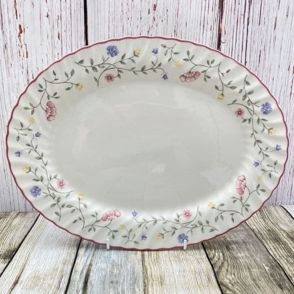 Johnson Brothers (Bros) Summer Chintz Oval Platter, 13.5''