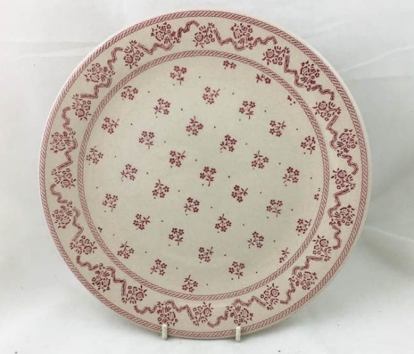 Johnson Brothers Laura Ashley Pink Petite Fleur Dinner Plates