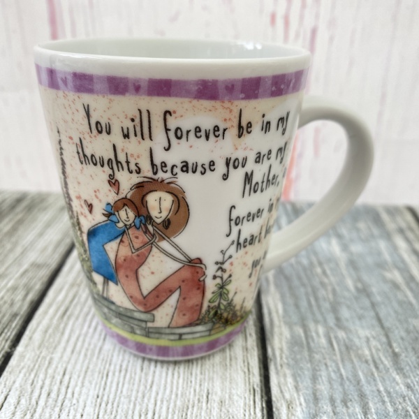 Johnson Brothers Born to Shop Small Mug ''...forever in my thoughts...''