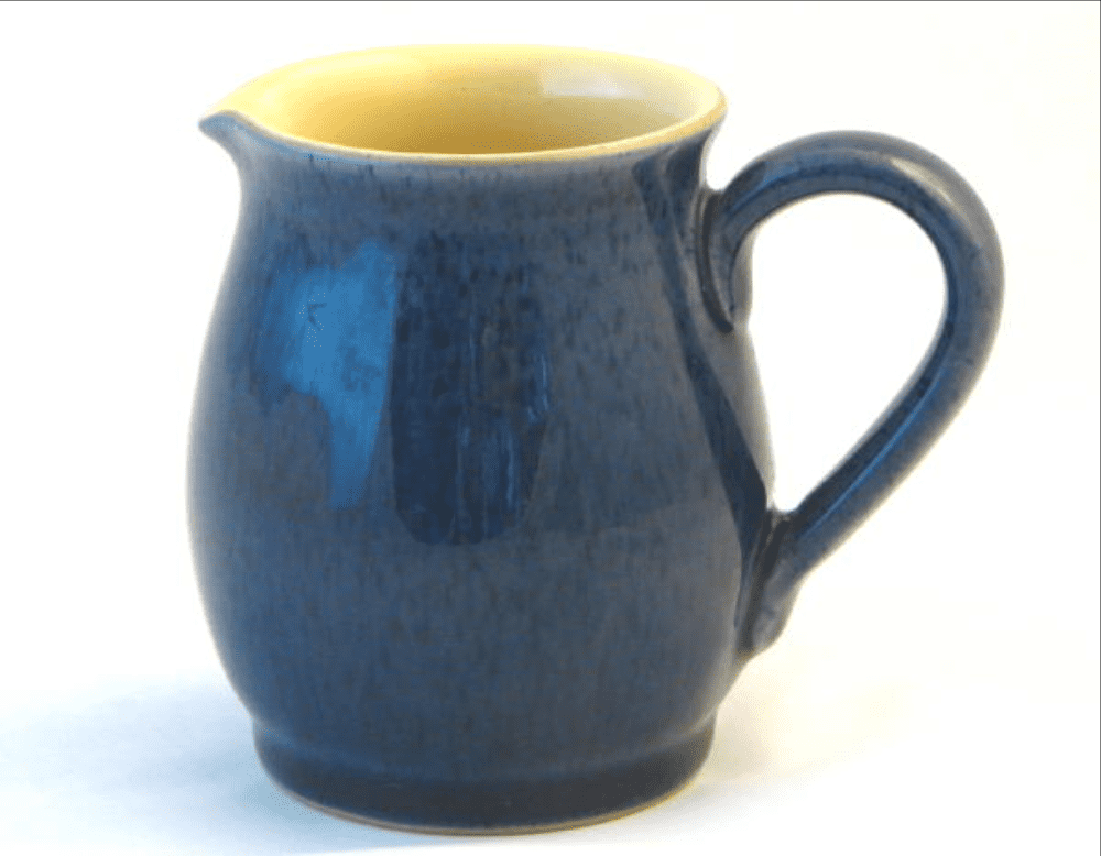 Dby Pottery Cottage Blue Milk Jugs (Quarter Pint)