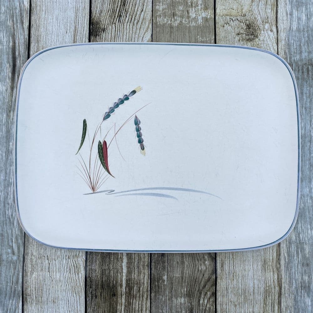 Denby Greenwheat Oblong Serving Platter