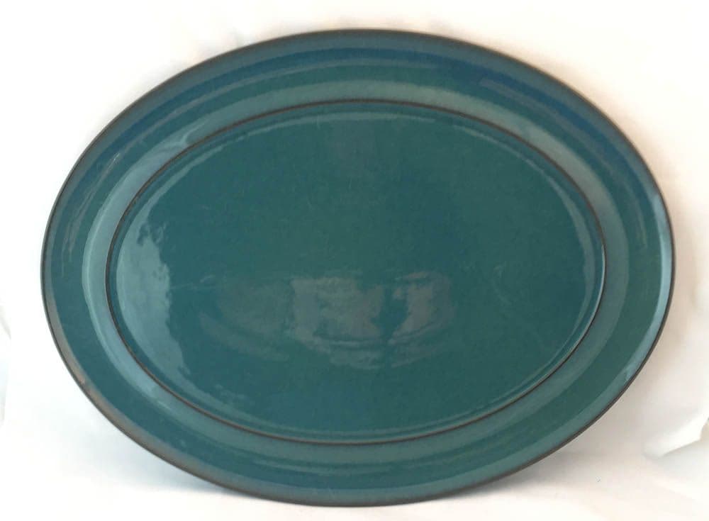 Denby Greenwich Oval Platter (All Green)