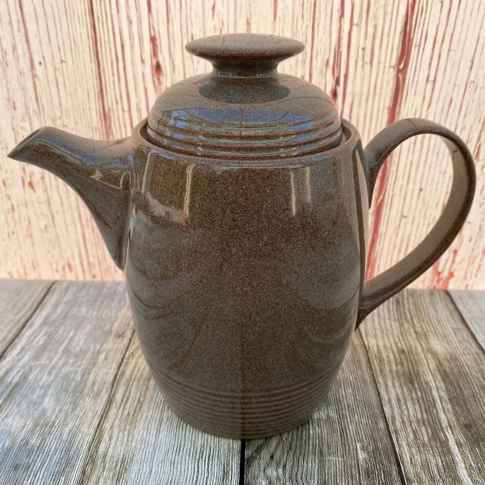 Denby Greystone Coffee Pot (With Rings)