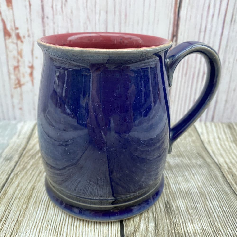 Denby Harlequin Mug, Tudor (Blue/Red)