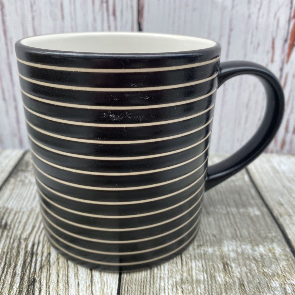 Denby Intro Stripes Black Mug