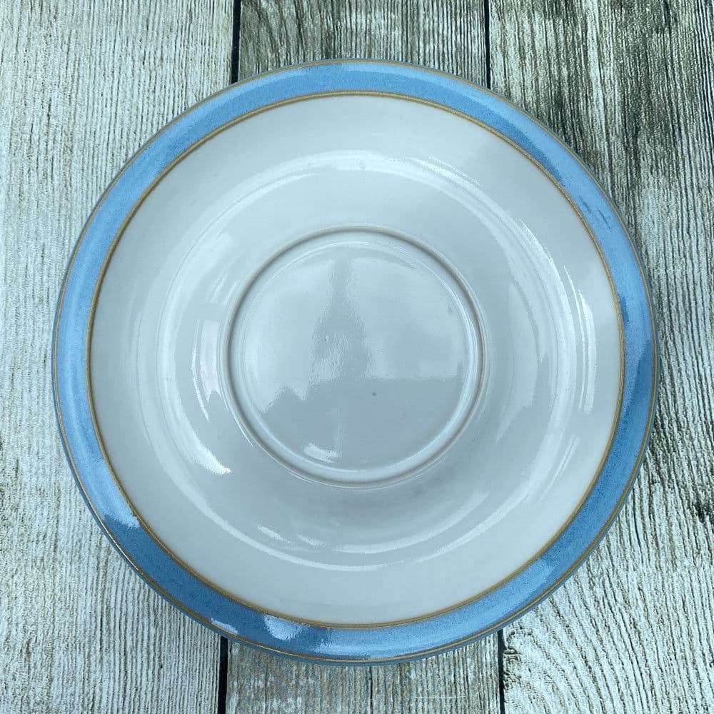 Denby Pottery Colonial Blue Large Saucer (Gravy/Breakfast)