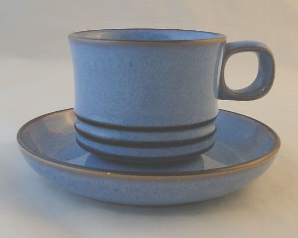 Denby Pottery Corfu Standard Cups and Saucers