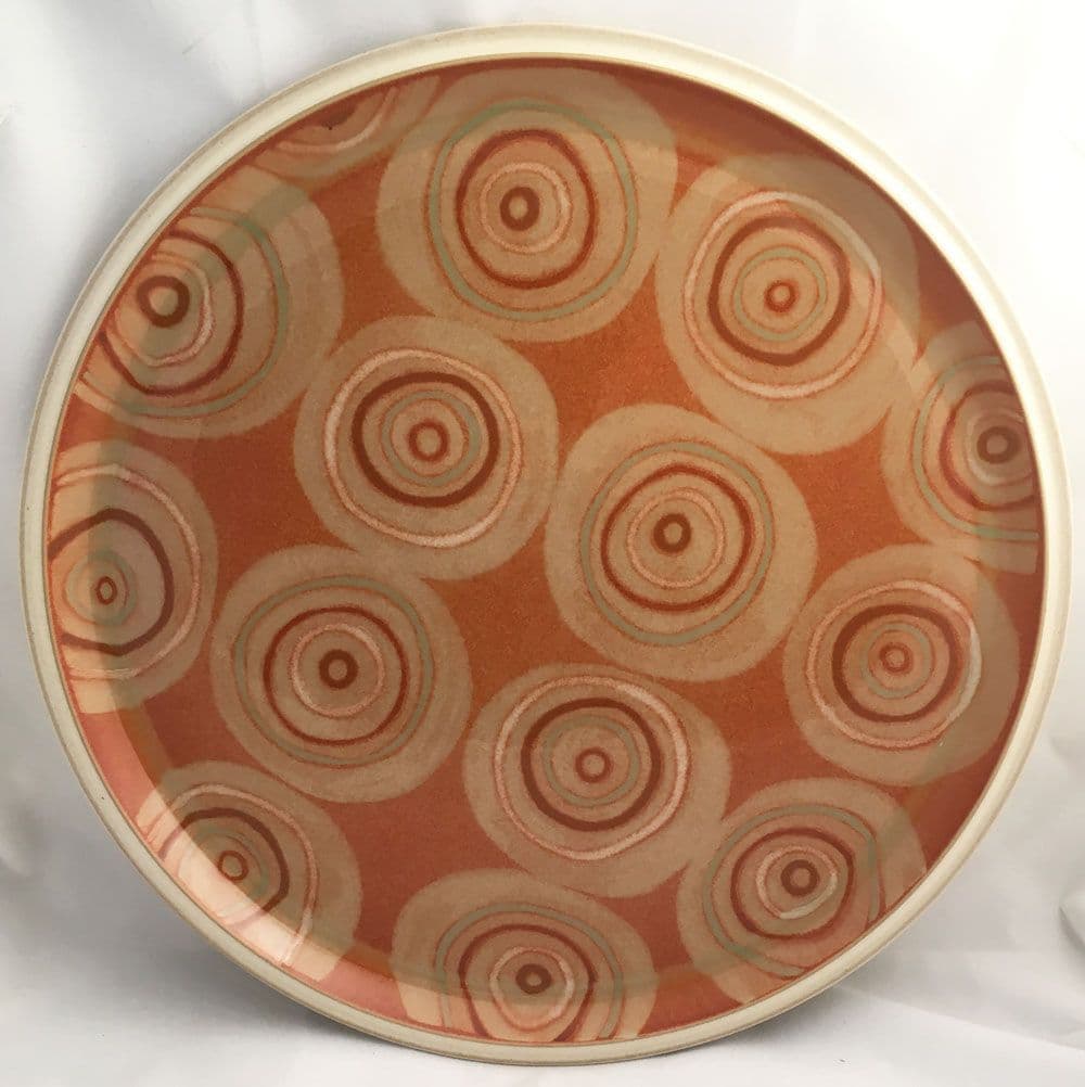 Denby Pottery Fire Chilli Circular Platters Replacing
