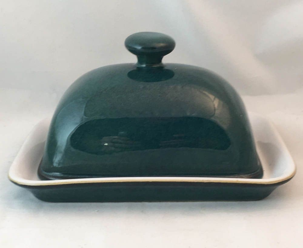 Denby Pottery Greenwich Lidded Butter Dishes