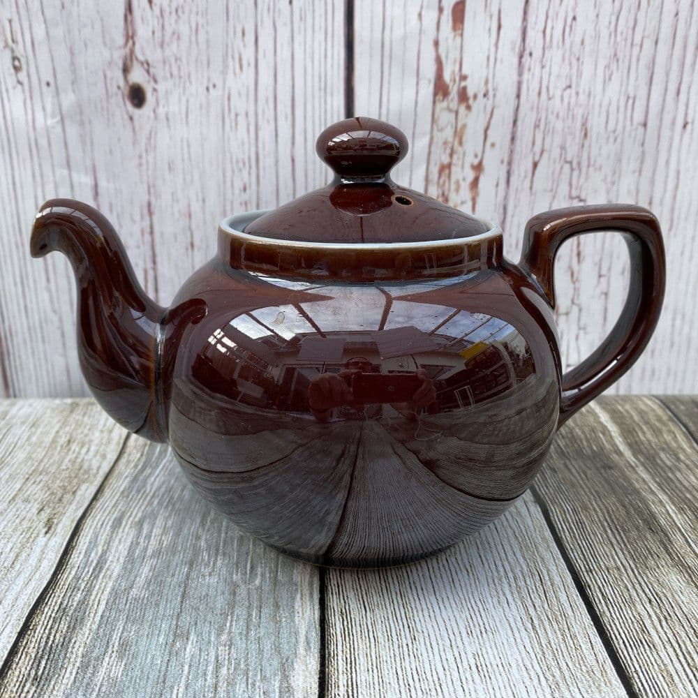 Denby Pottery Homestead Brown Teapot, 1.25 Pints