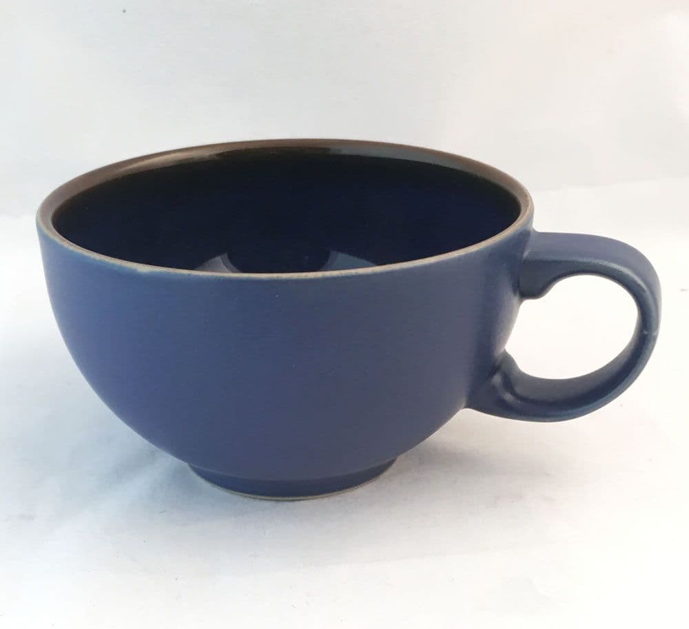 Denby Pottery Reflex Cups, Blue Inside