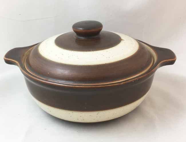 Denby Pottery Russet Lidded Serving Dishes