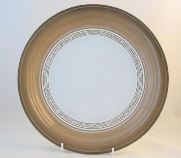 Denby Pottery Seville Dinner Plates, Cutlery Marked