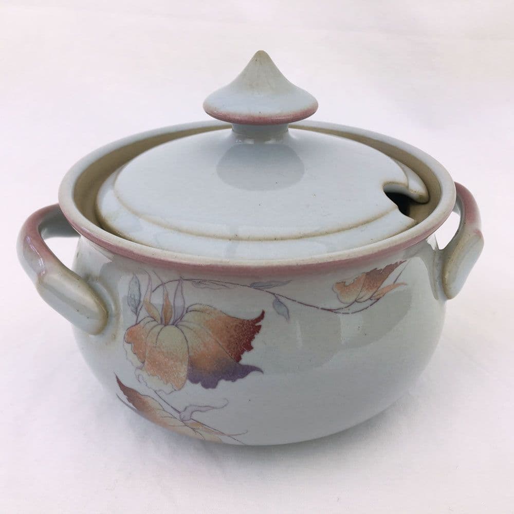 Denby Pottery Twilight Lidded Sugar Bowls