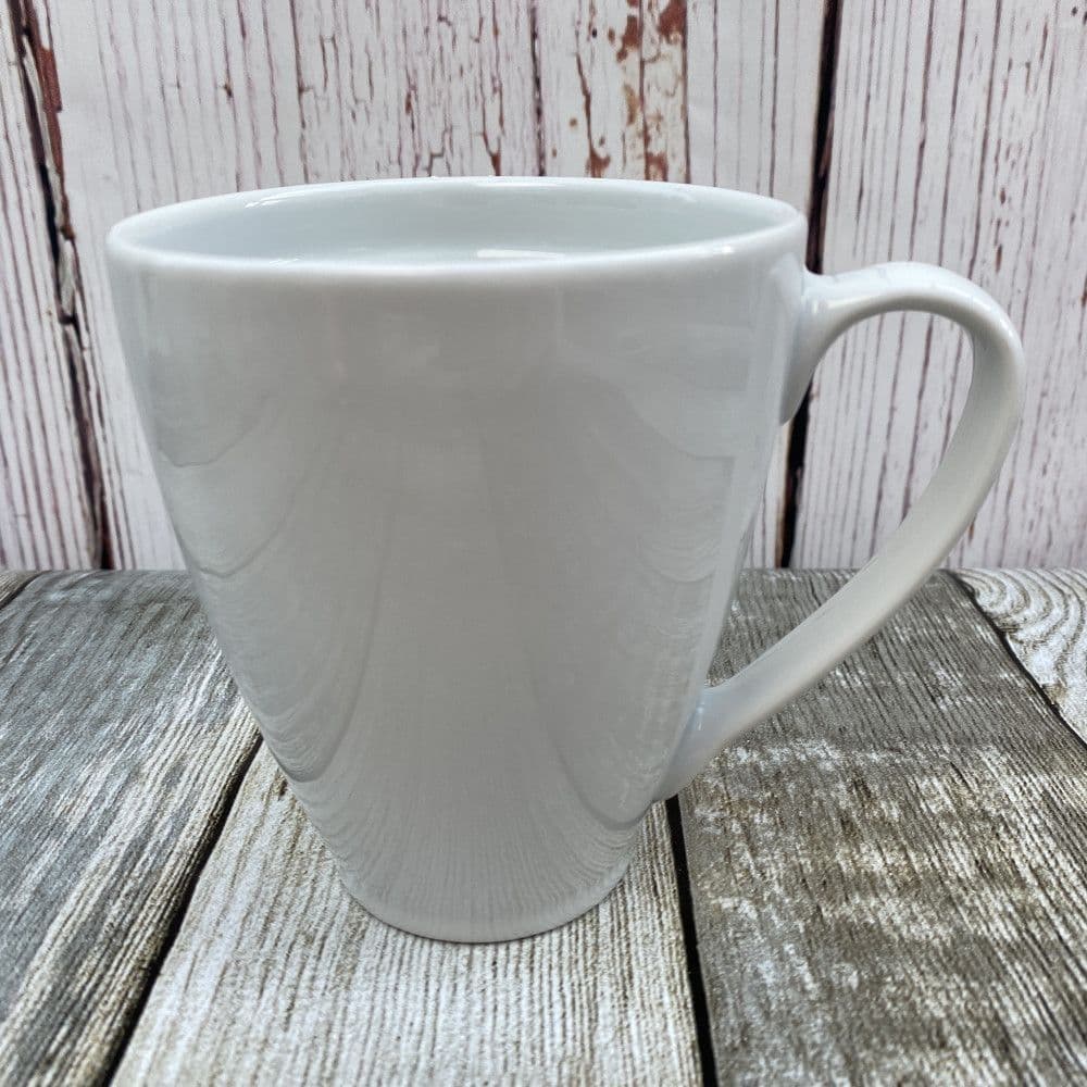 Denby White Coupe Mug