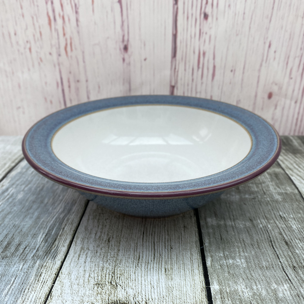Denby Pottery Rimmed Soup/Cereal Bowl (Grey)