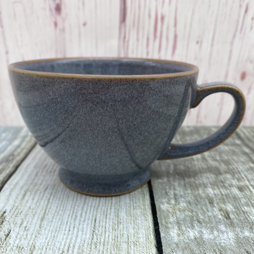 Denby Pottery Storm Tea Cup (Grey)