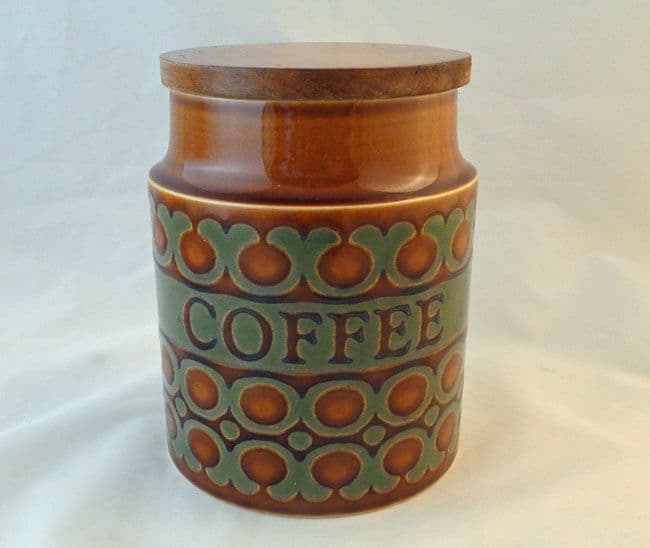 Hornsea Pottery Bronte Storage Jars (Medium Size, Coffee)