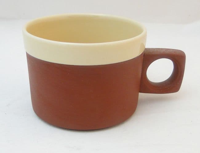 Hornsea Pottery Cinnamon Demi Tasse Coffee Cups