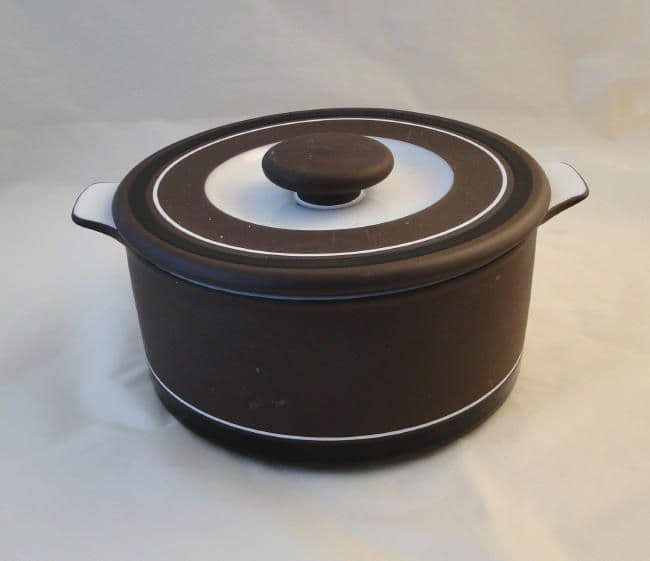 Hornsea Pottery Contrast Lidded Lug Handled Standard Serving Dishes