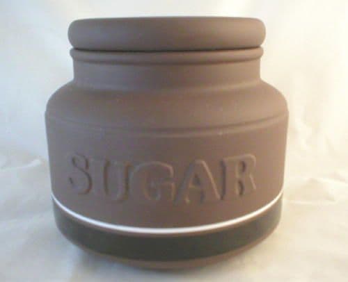 Hornsea Pottery Contrast Sugar Storage Jar