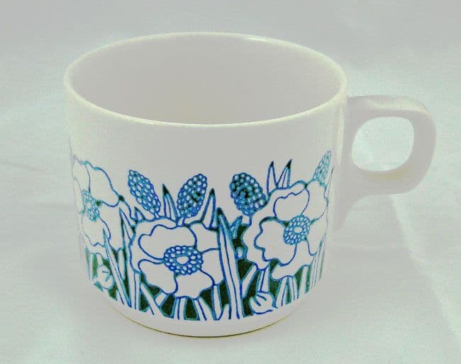 Hornsea Pottery Fleur (Blue) Standard Cups
