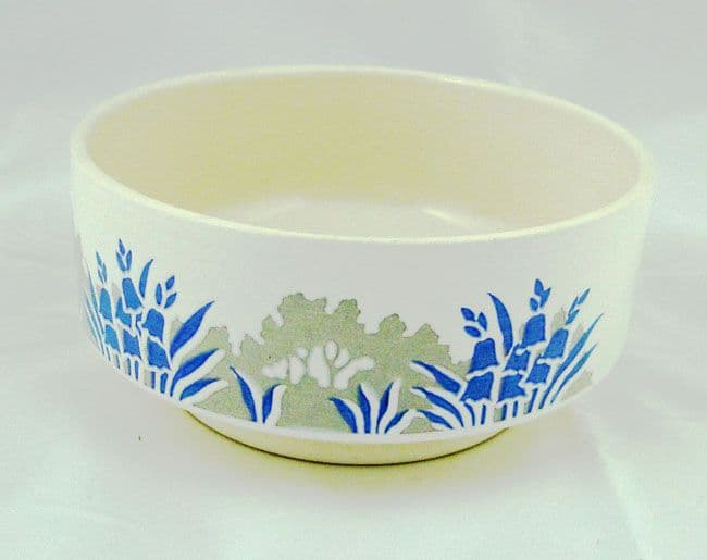 Hornsea Pottery Fleur (Blue) Vertically Sided Dessert/Soup/Cereal Bowls