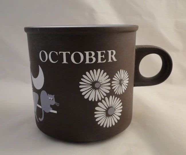 Hornsea Pottery Love Mugs, October
