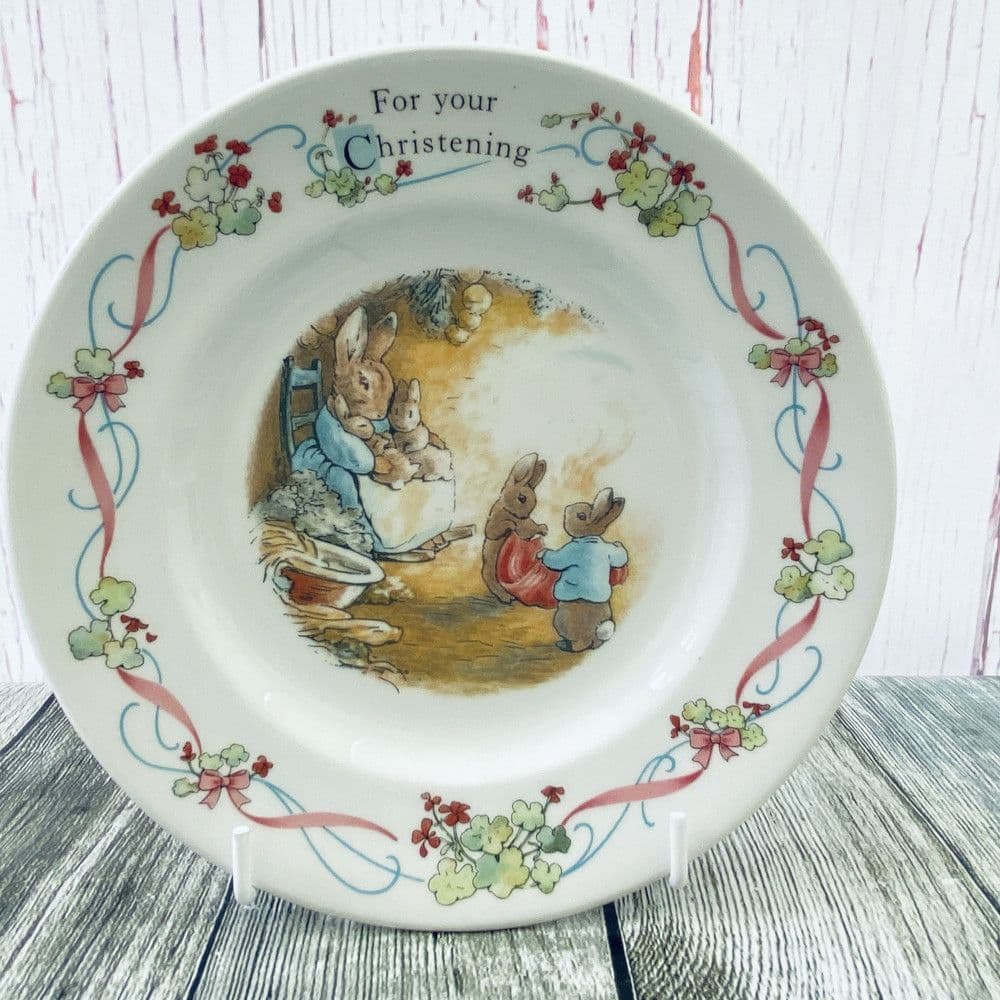 Peter rabbit wedgwood christening set hotsell
