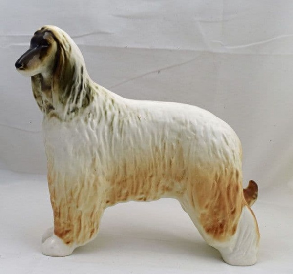 Lomonosov Large Afghan Hound,  USSR Backstamp