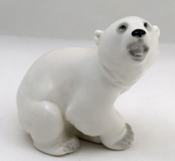 Lomonosov Polar Bear Cub,  USSR Backstamp