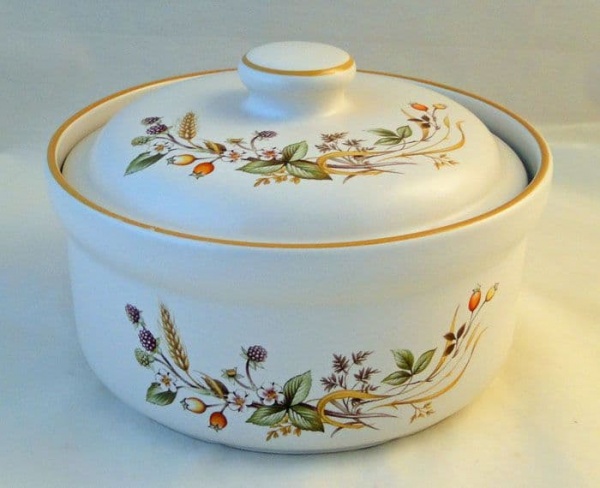 Marks and Spencer Harvest Lidded Circular Serving Dishes