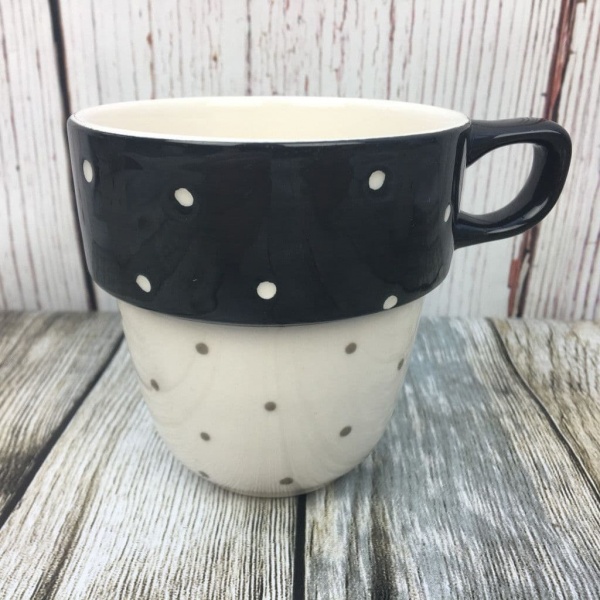 Marks and Spencer Spotty Mug (Black)