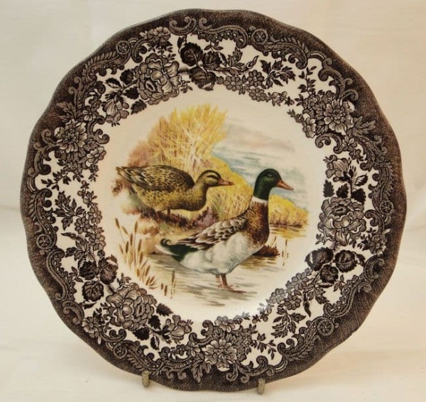 Palissy Game Series Tea Plates (Ducks)