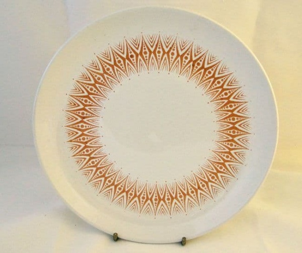 Poole Pottery Arabesque Seven Inch Tea Plates