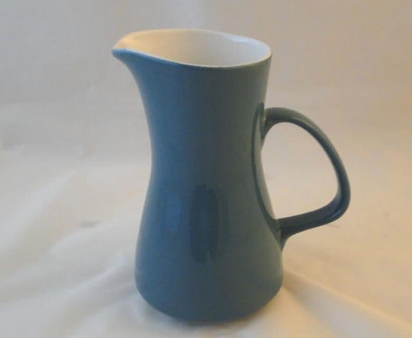 Poole Pottery Blue Moon Large Milk Jugs (Contour Shape)