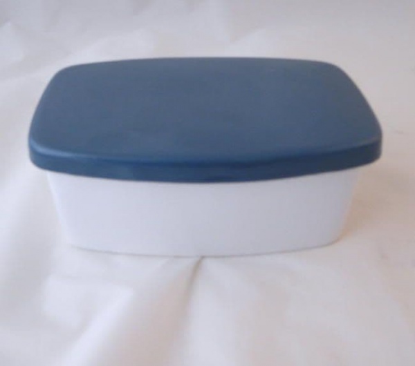 Poole Pottery Blue Moon Lidded Butter Box