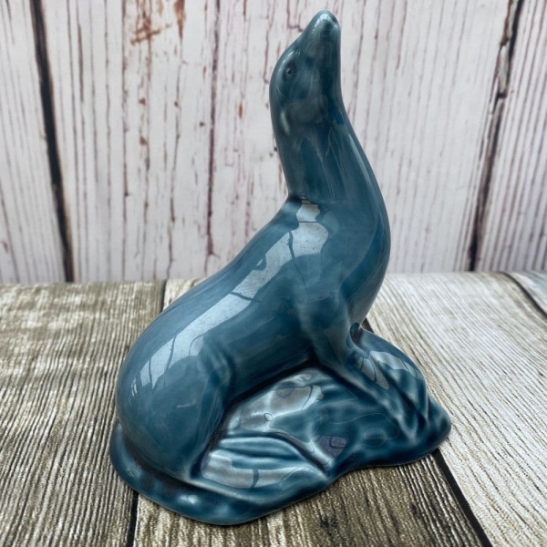Poole Pottery Blue Sea Lion