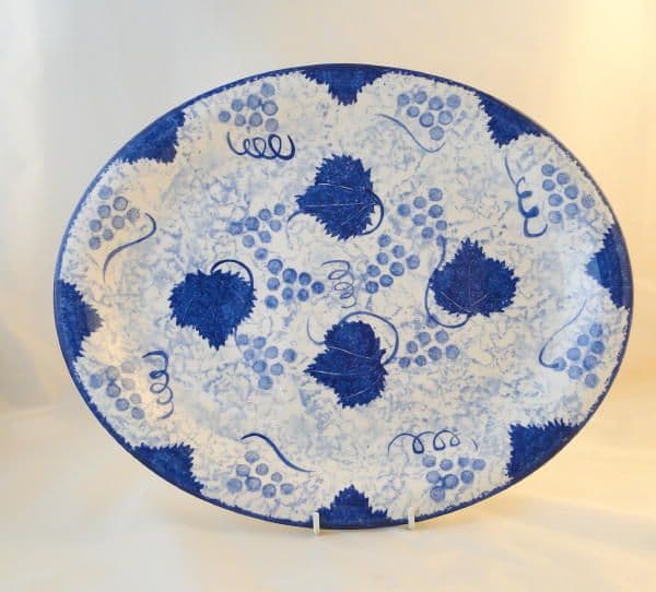 Poole Pottery Blue Vine Oval Serving Platters