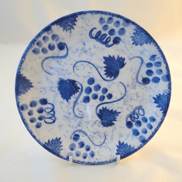 Poole Pottery Blue Vine Tea Plates