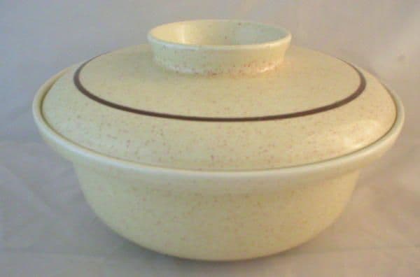 Poole Pottery Broadstone Rounded Lidded Serving Dish