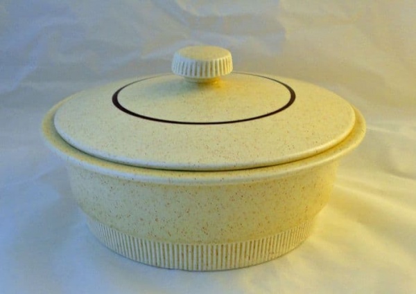 Poole Pottery Broadstone Standard Sized Lidded Serving Dishes