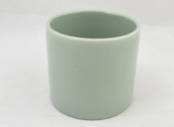 Poole Pottery Celadon Lidless Sugar or Conserve Pot