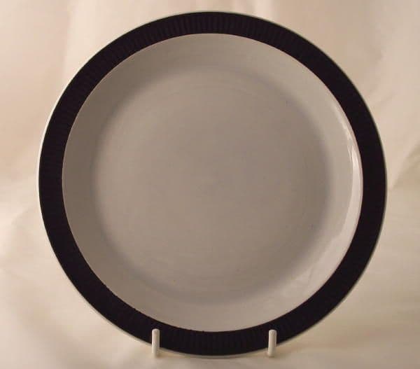 Poole Pottery Charcoal Breakfast Plates