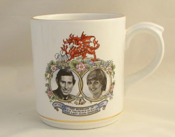 Poole Pottery Charles and Diana Commemorative Wedding Mug