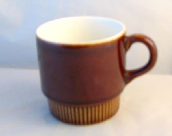 Poole Pottery Chestnut Demi-tasse Coffee Cups