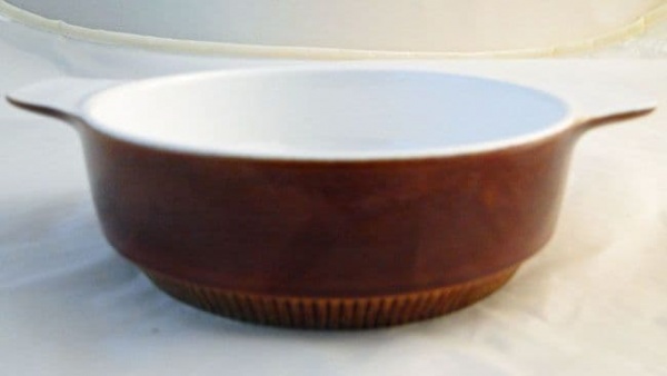 Poole Pottery Chestnut Lug Handled Soup/Dessert Bowls