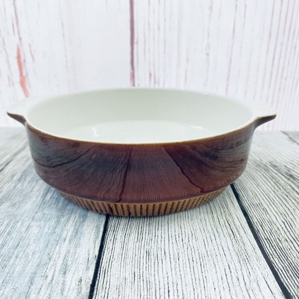Poole Pottery Chestnut Narrow Lug Handled Soup/Dessert Bowl