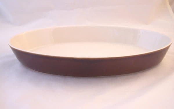 Poole Pottery Chestnut Oval Open Serving Dishes